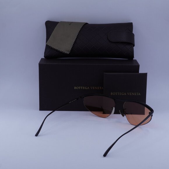 Bottega Veneta BV1091S 005 Cat Eye Sunglasses - Black\Orange - Picture 10 of 10